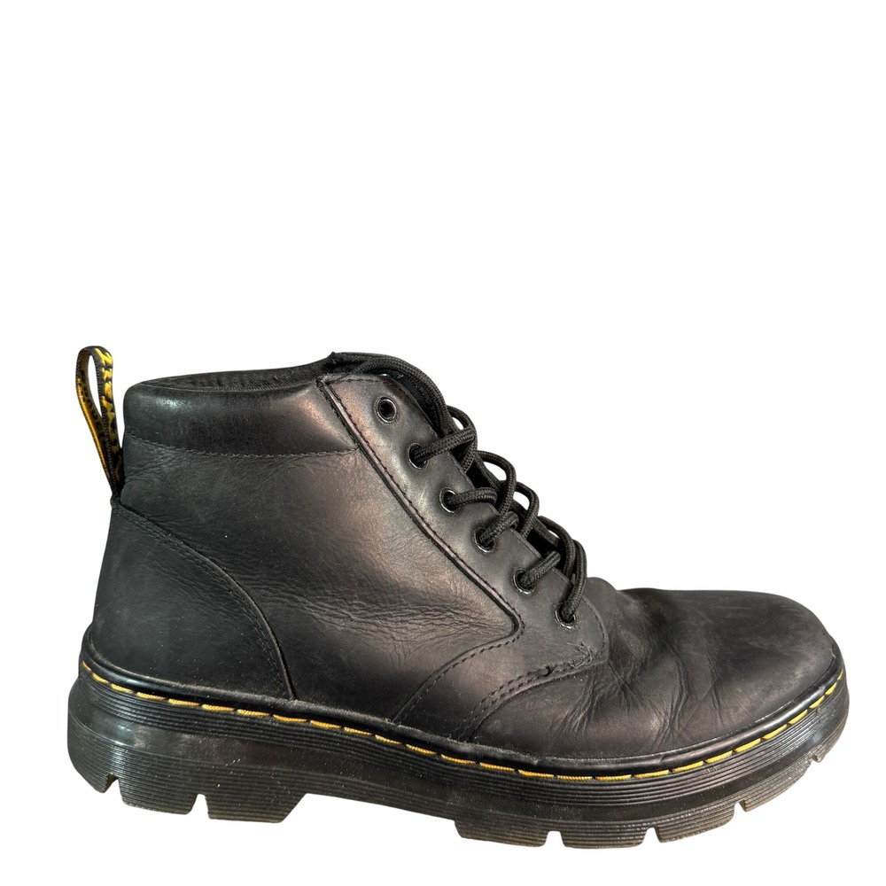 Dr. Martens Bonny Black Leather Chukka Boots 5-Eyelet Lace Up Utility Men 9